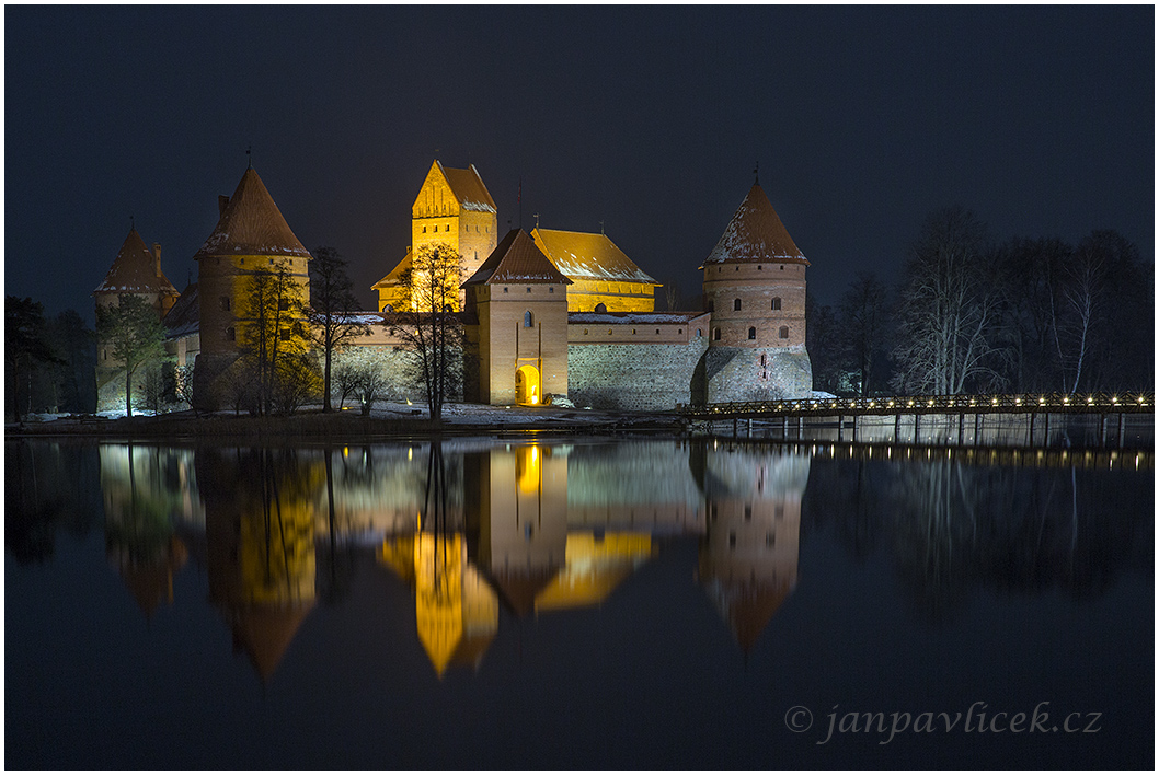 Křižácký hrad Trakai