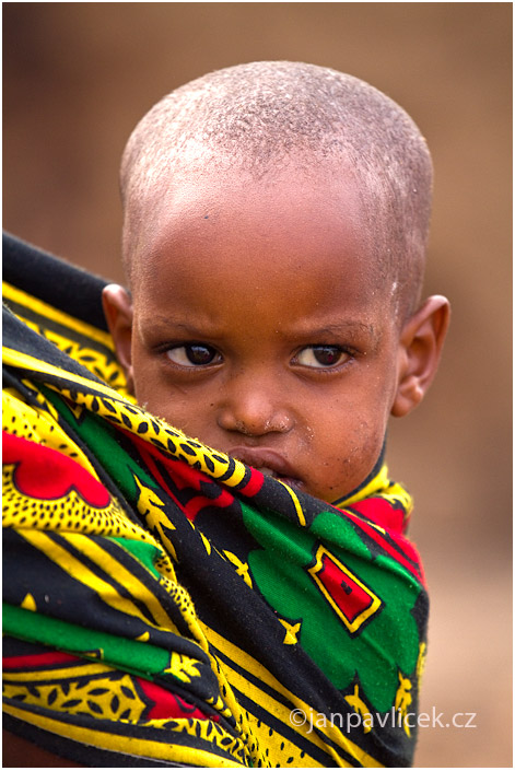 Masajský chlapec